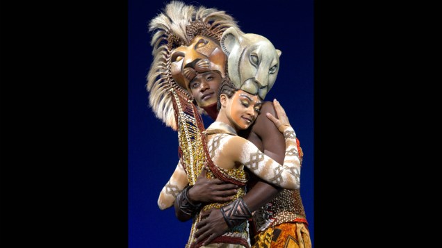 O casal Simba e Nala, interpretado por Jelani Remy e Syndee Winters, na Broadway