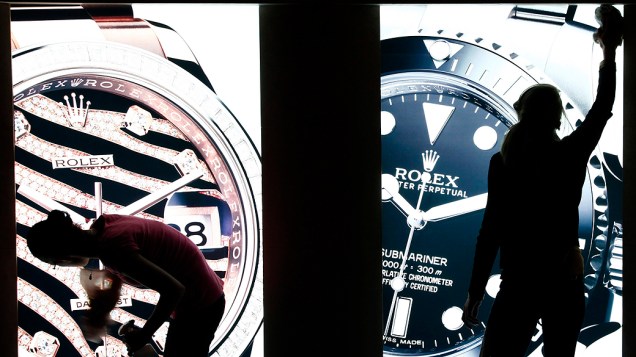Loja da Rolex na Basileia, na Suíça