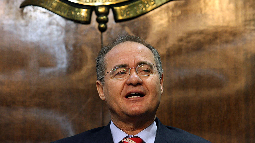 O Senador Renan Calheiros (PMDB-AL)
