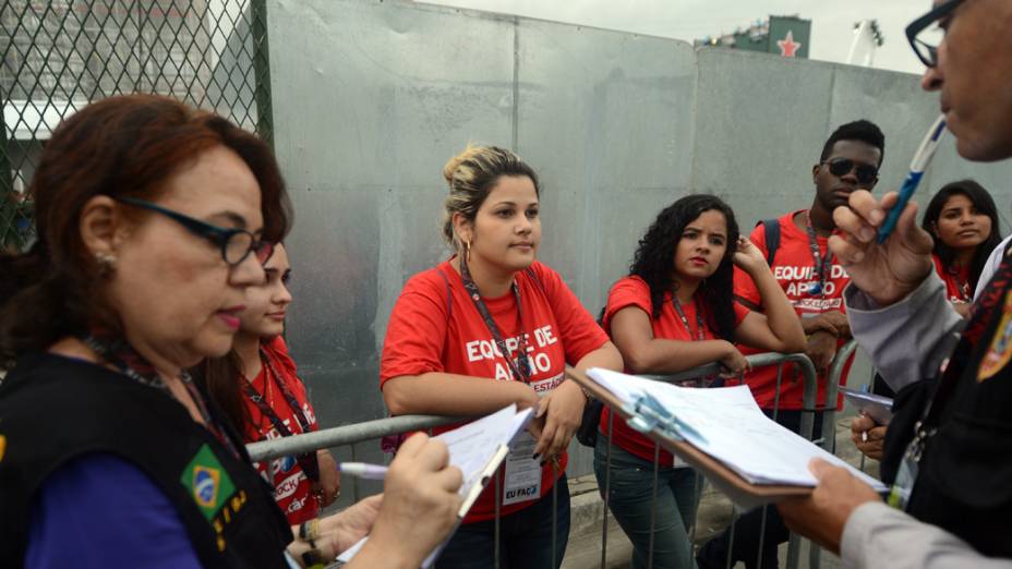 Ficalização durante o quarto dia do Rock in Rio 2013