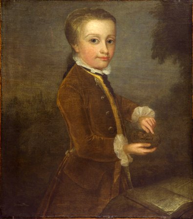 Imagem que por décadas foi atribuida e Mozart. Após restauração foi constatada como falsificada