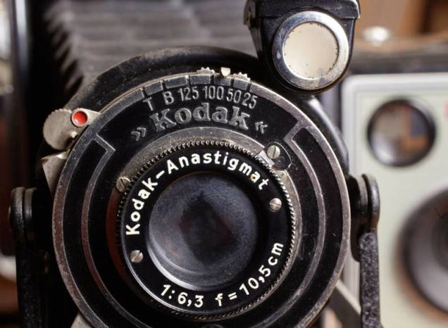 Detalhe de uma das câmeras da Kodak
