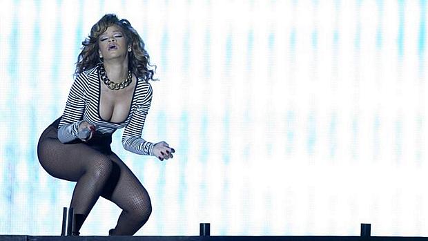 A cantora Rihanna se apresenta no Brasil na noite de sábado