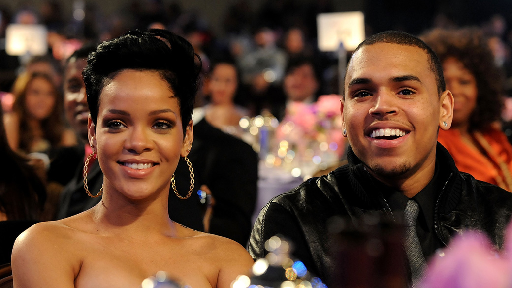 Rihanna e Chris Brown no 'Grammy 2009'