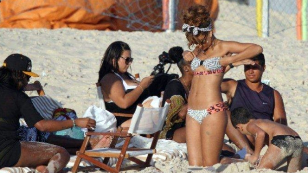 Rihanna na Praia de Ipanema
