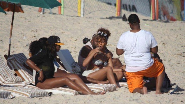 Rihanna na Praia de Ipanema