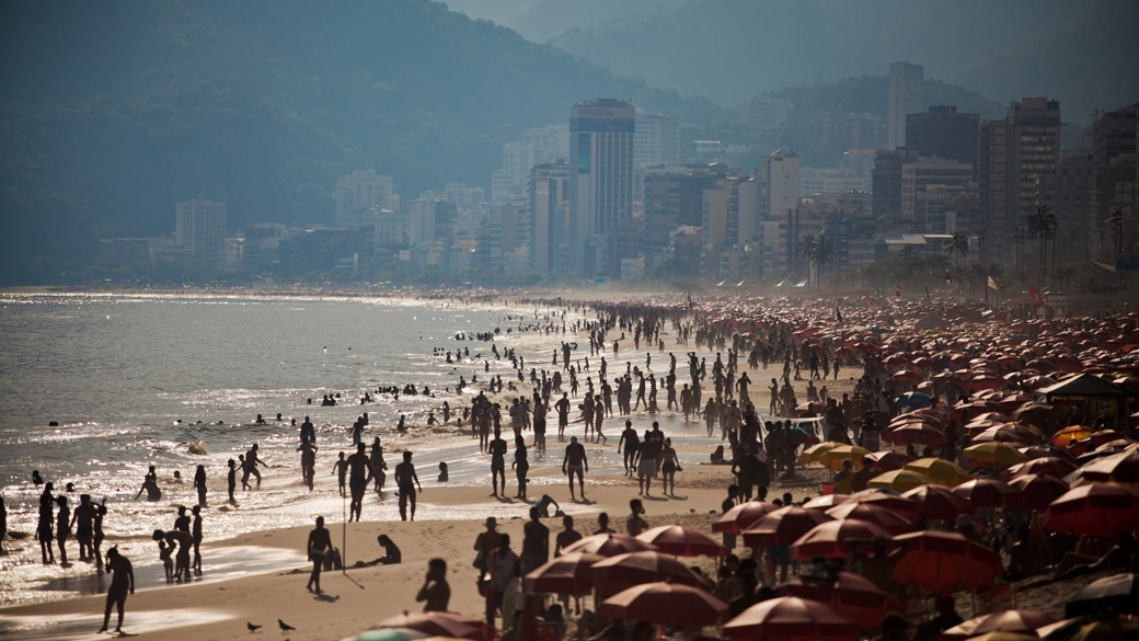 A Praia de Ipanema, uma das preferidas dos cariocas, esteve imprópria para banho durante quase metade de 2011