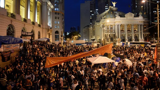 Rio: protesto no Centro tumultuou o entorno da Câmara Municipal nesta segunda (30/9)