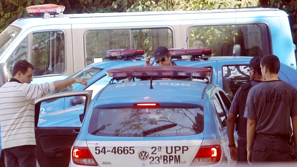 Rio: reconstituição do caso Amarildo, na favela da Rocinha