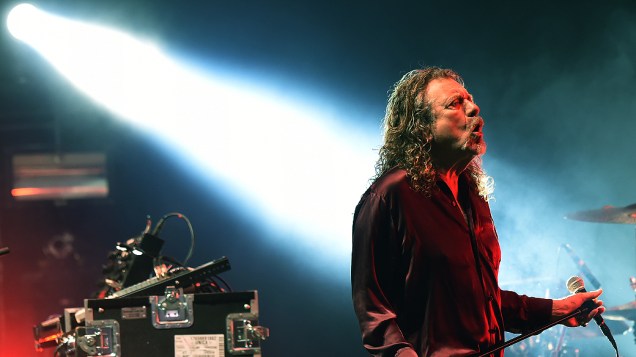 Robert Plant, um dos maiores vocalista do rock, durante o Festival Lollapalooza 2015, no Autódromo de Interlagos, em São Paulo