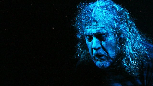 Robert Plant, ex-vocalista do Led Zeppelin, faz show em São Paulo, no Espaço das Américas, em 22/10/2012