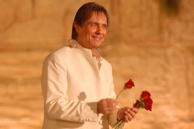 Roberto Carlos durante o show em Jerusalém