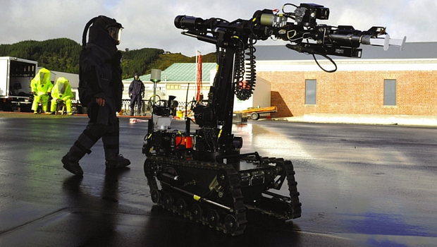 Um robô pertencente às forças armadas neozelandesas está sendo modificado para operar na galeria