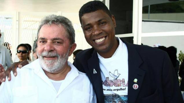 William da Rocinha e o ex-presidente Lula