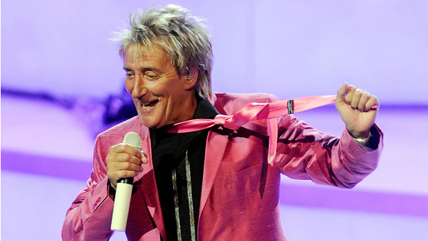 O cantor Rod Stewart