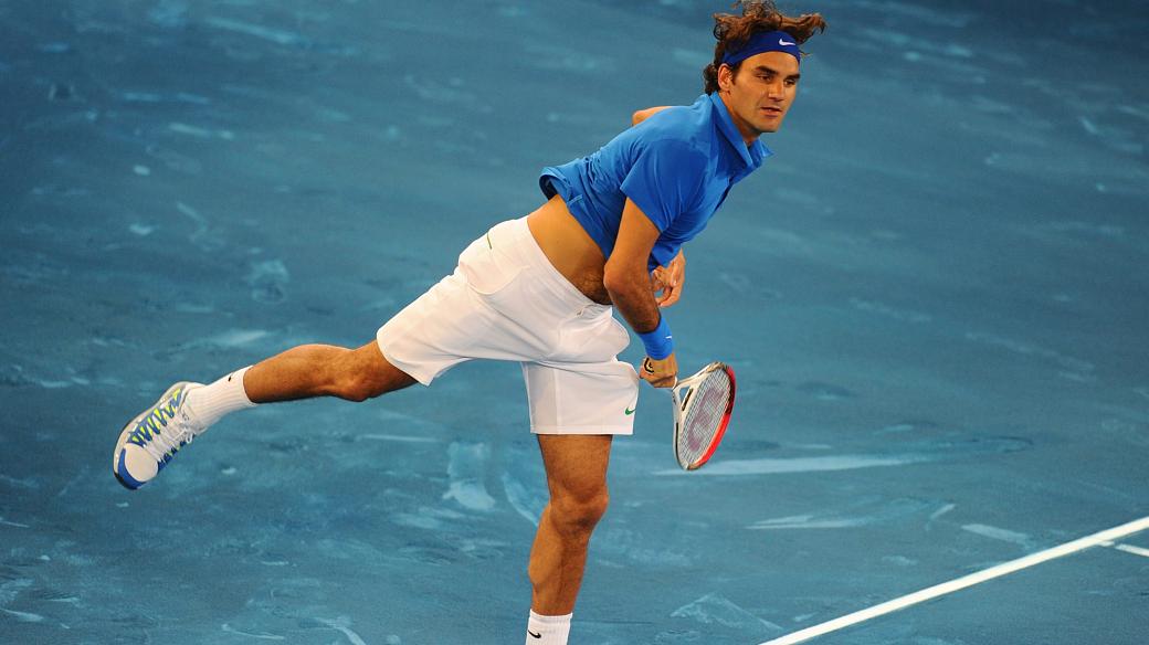 Roger Federer (foto) venceu David Ferrer por 2 sets a 0