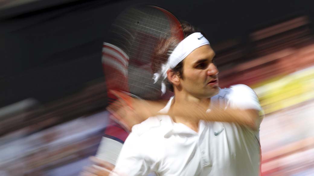O suíço Roger Federer, atual número 3 do ranking: profissional desde 1998, já faturou mais de 63 milhões de dólares em prêmios (mais de 100 milhões de reais)
