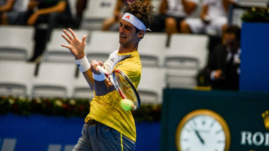 Thomaz Bellucci enfrenta Jo-Wilfried Tsonga nesta sexta (07/11), no Gillette Federer Tour