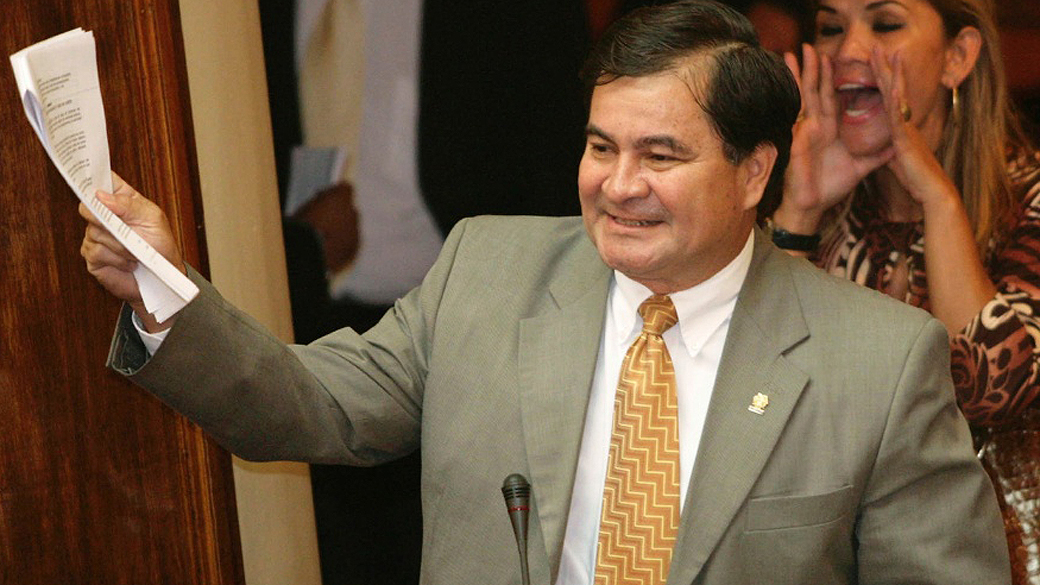 O senador boliviano Roger Pinto Molina