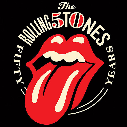 O novo logo dos Rolling Stones, criado por Shepard Fairey