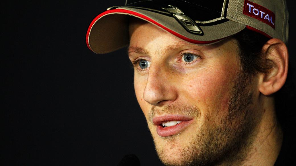 Romain Grosjean, da Lotus, ficou à frente da Red Bull e da Ferrari em teste na Itália