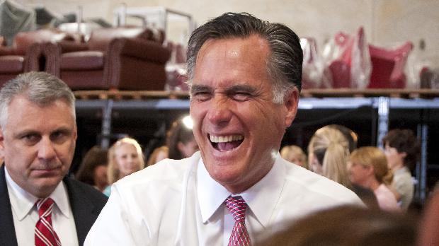 O republicano Mitt Romney, em campanha no estado de Nevada
