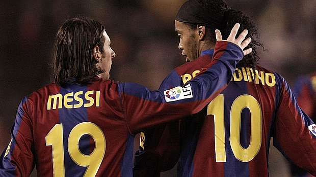 Ronaldinho e Messi