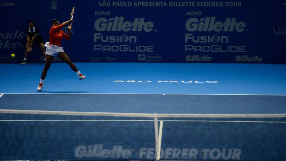 Serena Williams enfrenta Victoria Azarenka neste sábado (08/12),em partida de exibição pelo Gillette Roger Federer Tour em São Paulo no ginásio do Ibirapuera