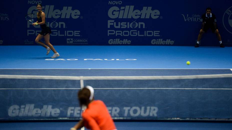 Serena Williams enfrenta Victoria Azarenka neste sábado (08/12),em partida de exibição pelo Gillette Roger Federer Tour em São Paulo no ginásio do Ibirapuera