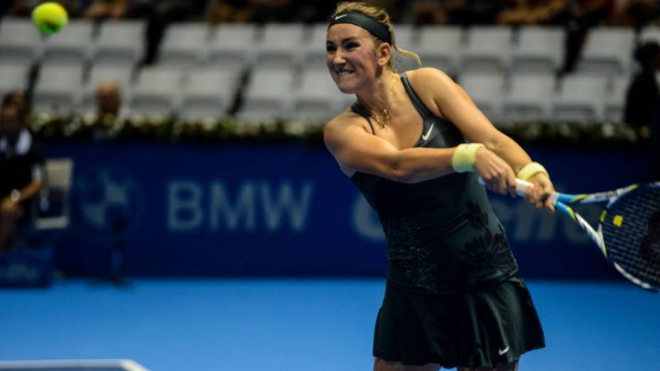 Victoria Azarenka vence Serena Williams neste sábado (08/12),em partida de exibição pelo Gillette Roger Federer Tour em São Paulo no ginásio do Ibirapuera