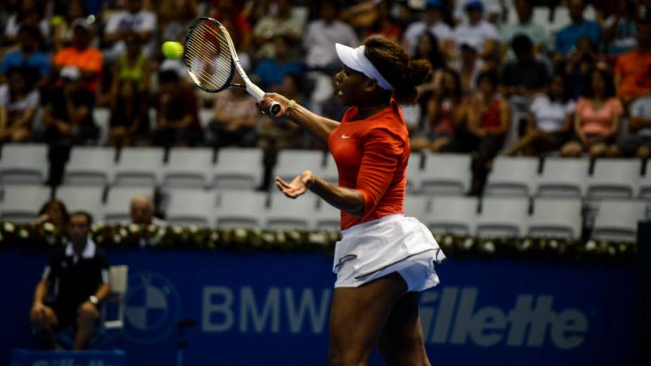 Serena Williams enfrenta Victoria Azarenka neste sábado (08/12),em partida de exibição pelo Gillette Roger Federer Tour em São Paulo no ginásio do Ibirapuera