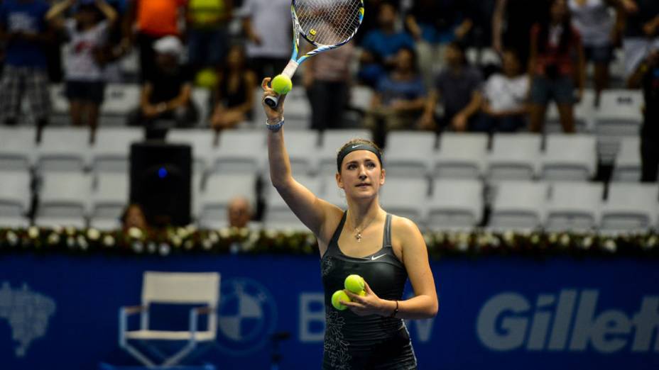 Victoria Azarenka vence Serena Williams neste sábado (08/12),em partida de exibição pelo Gillette Roger Federer Tour em São Paulo no ginásio do Ibirapuera