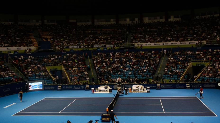 Victoria Azarenka vence Serena Williams neste sábado (08/12),em partida de exibição pelo Gillette Roger Federer Tour em São Paulo no ginásio do Ibirapuera