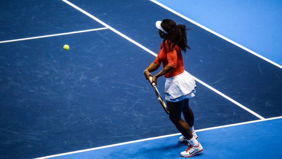 Serena Williams enfrenta Victoria Azarenka neste sábado (08/12),em partida de exibição pelo Gillette Roger Federer Tour em São Paulo no ginásio do Ibirapuera