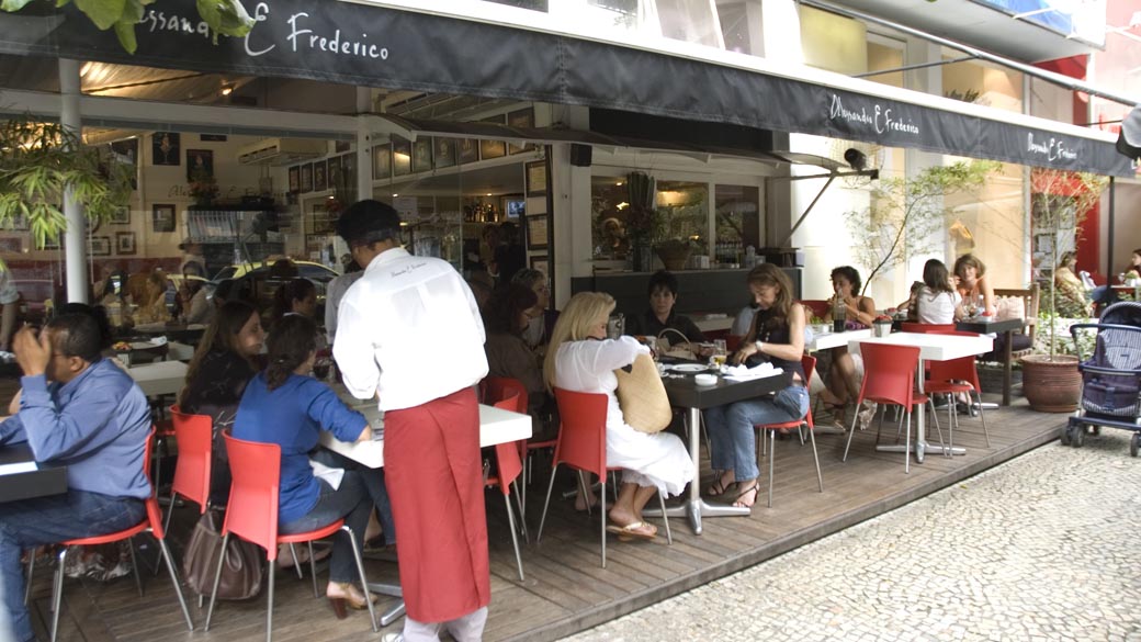 Restaurante na rua Garcia D'Ávila, em Ipanema