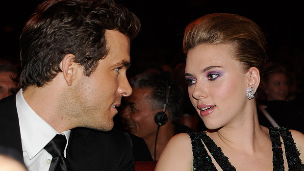 Scarlett Johansson e o ex-marido Ryan Reynolds