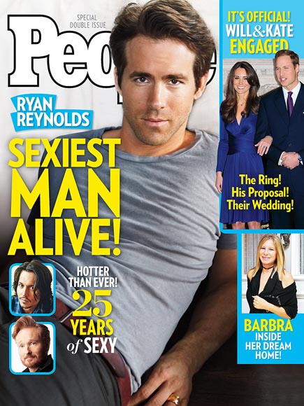 Ryan Reynolds na capa da revista People
