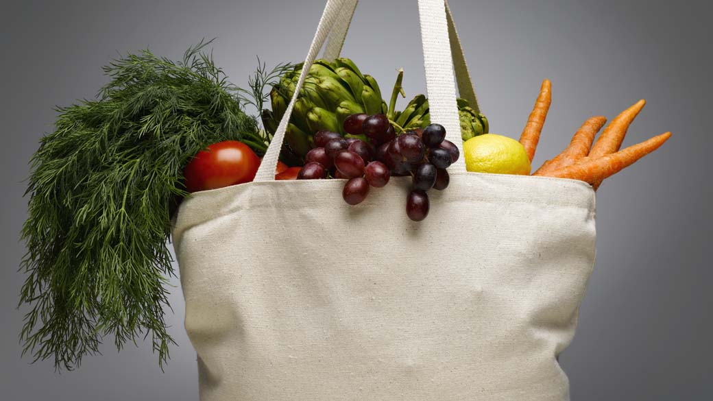 Sacola de frutas