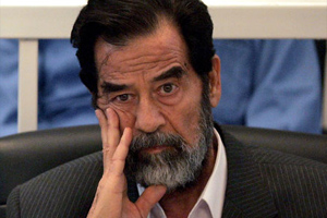 Saddam Hussein após ser capturado pelos EUA
