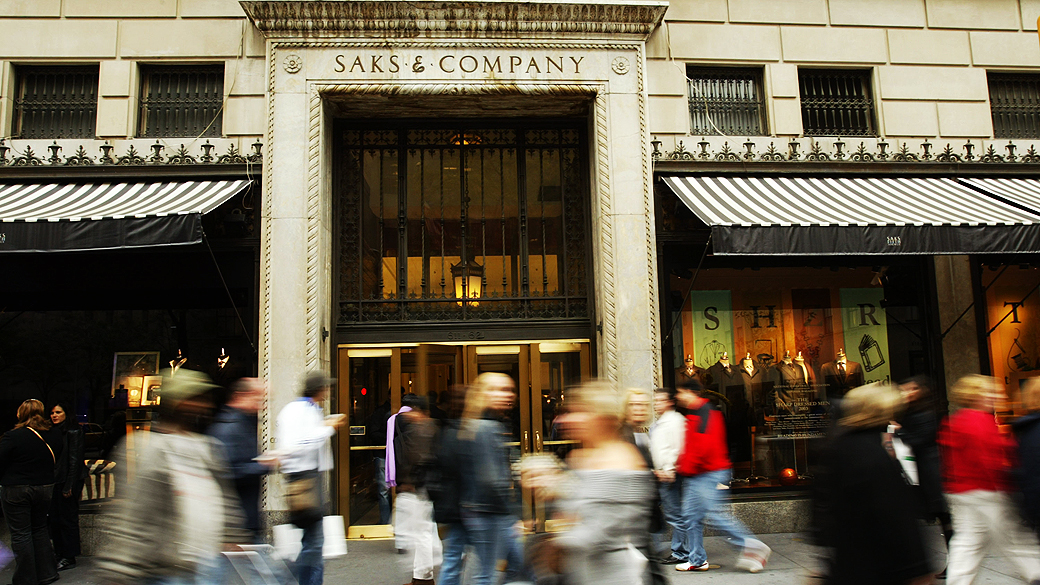 Saks na Fifth Avenue em Nova Iorque