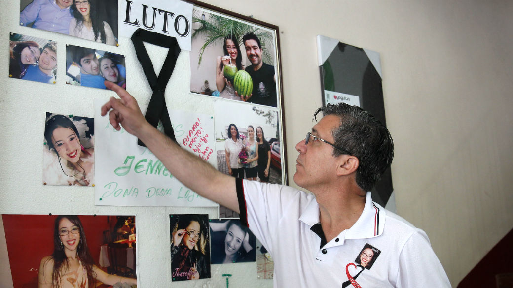 Adherbal Ferreira, presidente da Associação dos Familiares de Vítimas e Sobreviventes da Tragédia de Santa Maria (AVTSM)