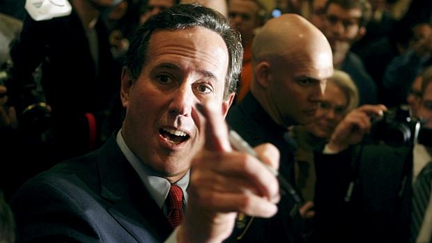 Santorum ganhou as prévias nos estados de Missouri, Minnesota e Colorado na noite de terça-feira