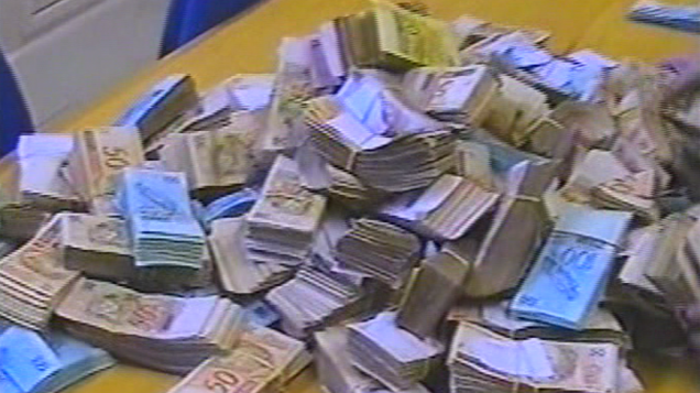 Caso Satiagraha, imagens do dinheiro utilizado para suborno