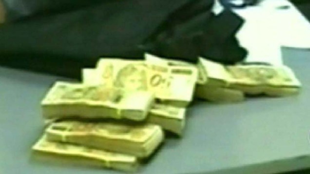 Dinheiro utilizado para suborno no caso Satiagraha, julho de 2008