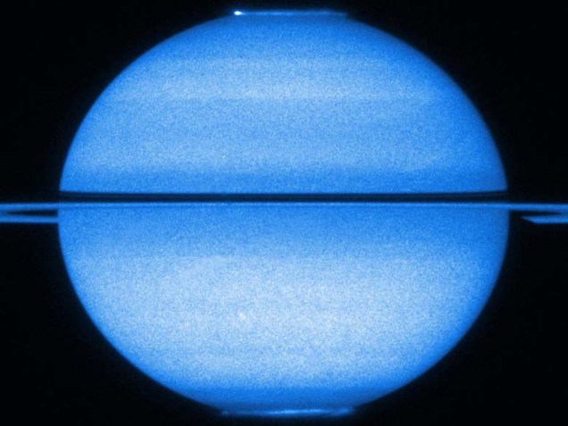 Imagem de Saturno feita pelo telescópio espacial Hubble em 2009 foi divulgada hoje pela NASA