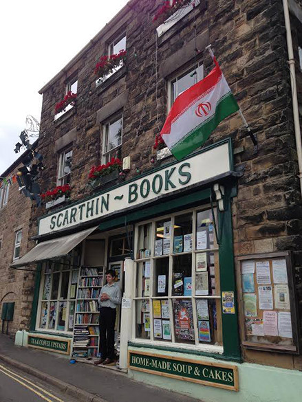 Livraria Scarthin Books em Peak District, no Reino Unido