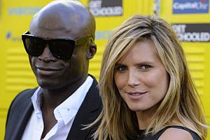 Seal e Heidi em premiação