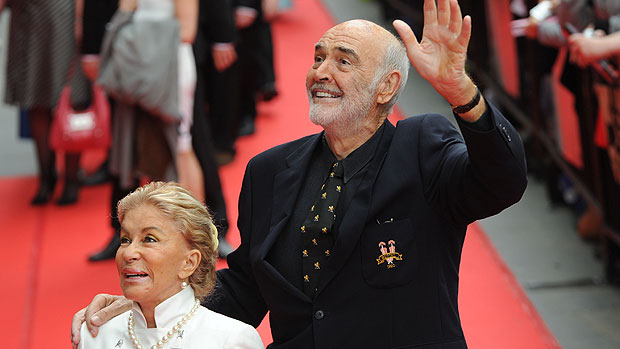 Sean e Micheline Connery no festival de Edimburgo, em junho de 2010. Foto: Ian Jacobs/Getty.
