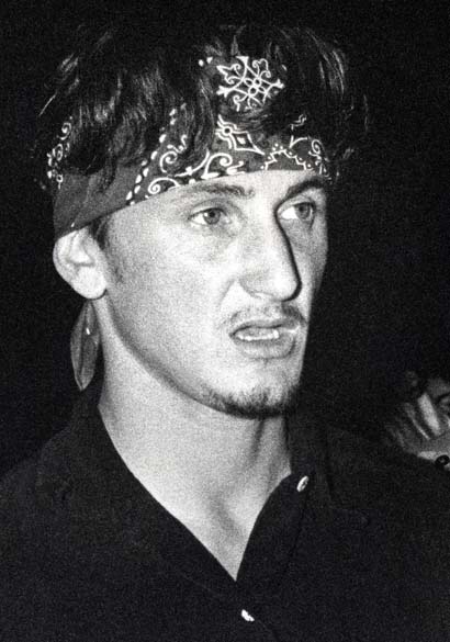 O ator Sean Penn em 1989