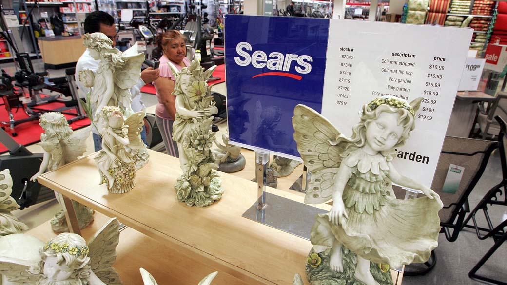 Loja da Sears, nos EUA. Na comparação anual, as vendas subiram 4,6% em fevereiro